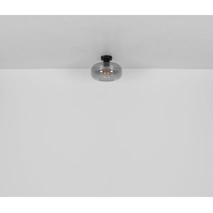 Globo - Felületre szerelhető csillár 1xE27/40W/230V átm. 28 cm szürke