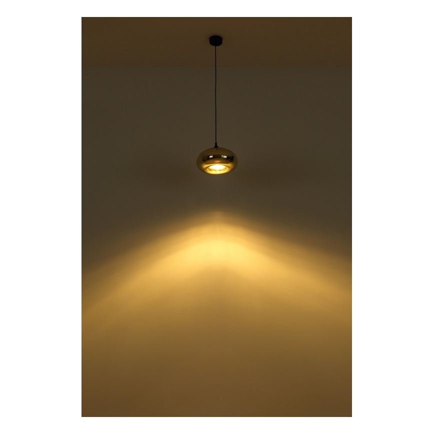 Globo - Csillár zsinóron 1xE27/60W/230V arany