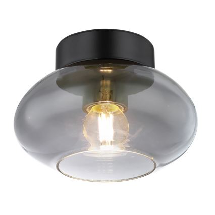 Globo - Mennyezeti lámpa 1xE27ILLU/40W/230V fekete
