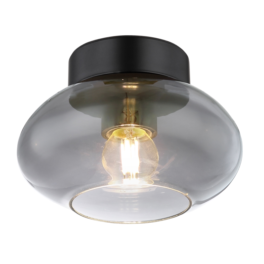 Globo - Mennyezeti lámpa 1xE27ILLU/40W/230V fekete