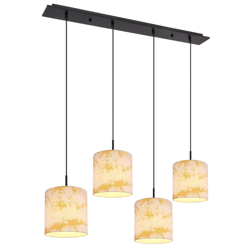 Globo 15580-4H - Csillár zsinóron ENGELBERT 4xE27/40W/230V