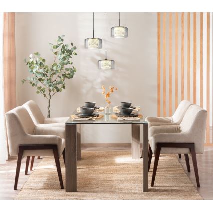 Globo - LED Csillár zsinóron 3xLED/8W/230V