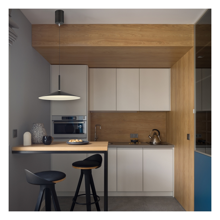 Globo - LED függőlámpa kábelen LED/18W/230V 4000K fekete