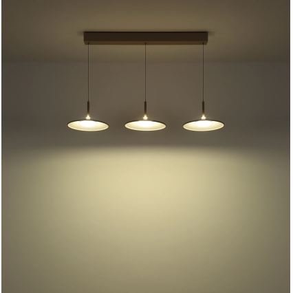 Globo - LED csillár kábelen LED/24W/230V 4000K bézs
