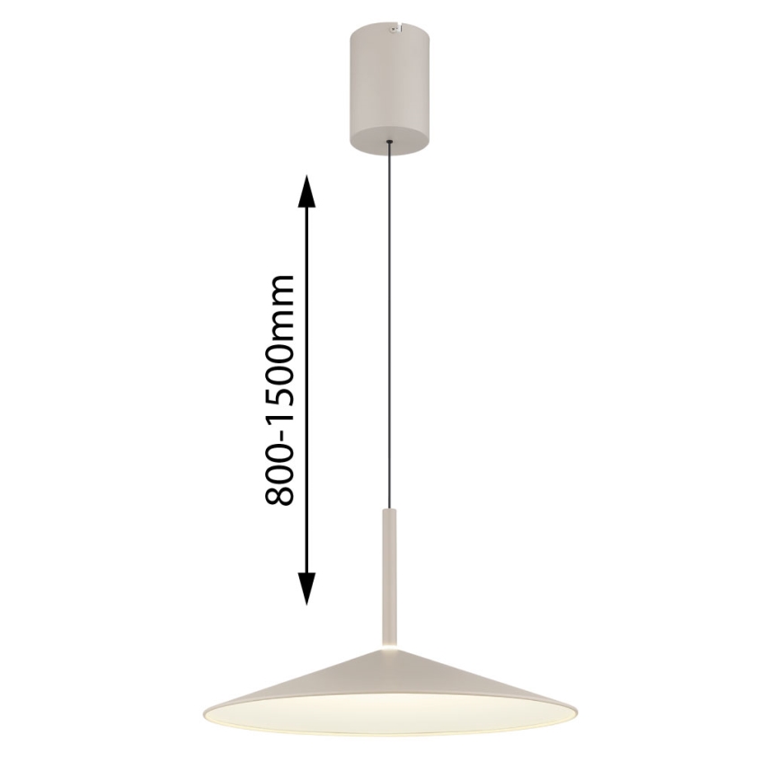 Globo - kábelre függesztett LED csillár LED/18W/230V 4000K bézs