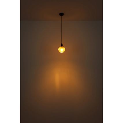 Globo - Csillár zsinóron 1xE27/25W/230V átm. 15 cm réz