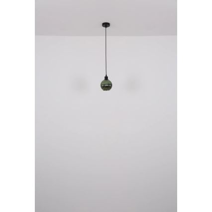 Globo - Csillár zsinóron 1xE27/25W/230V átm. 15 cm réz