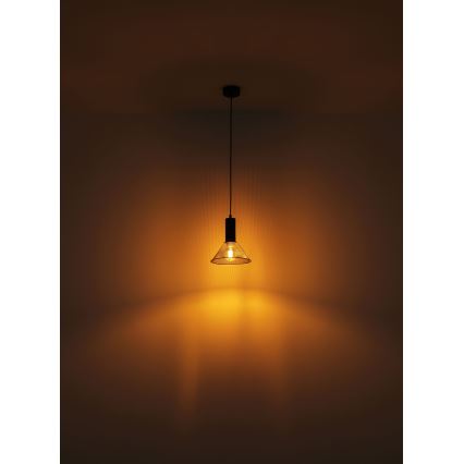 Globo - Csillár zsinóron 1xE27/60W/230V fekete