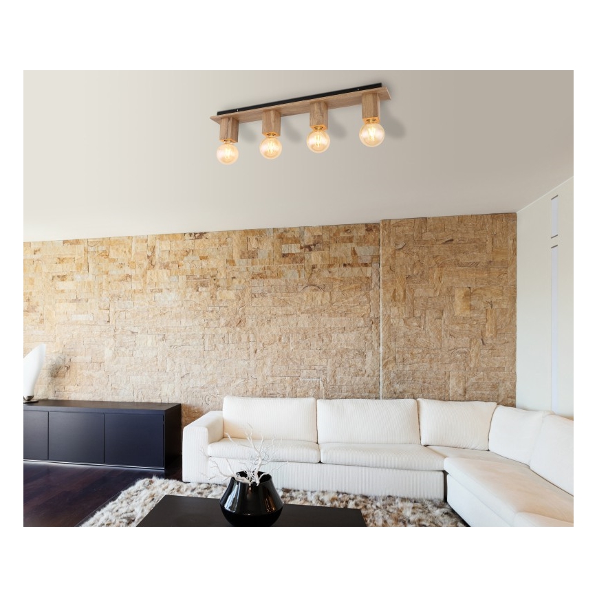 Globo 15655-4D - Mennyezeti lámpa ERNA 4xE27/60W/230V