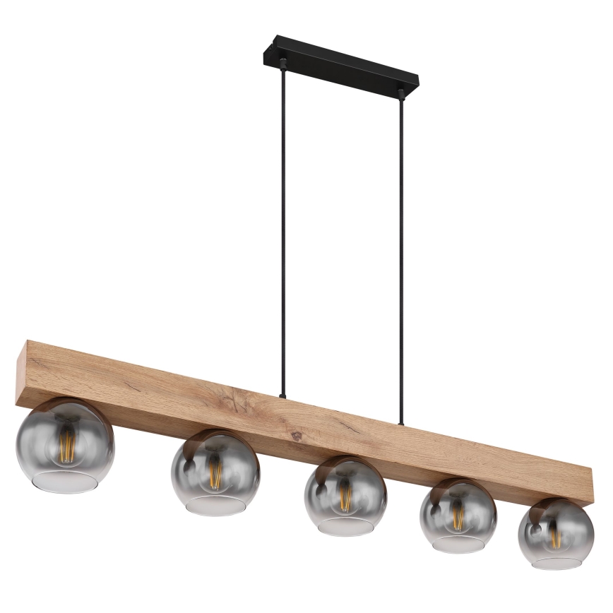 Globo - Függeszték 5xE27/40W/230V kábelen