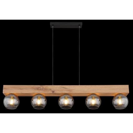 Globo - Függeszték 5xE27/40W/230V kábelen