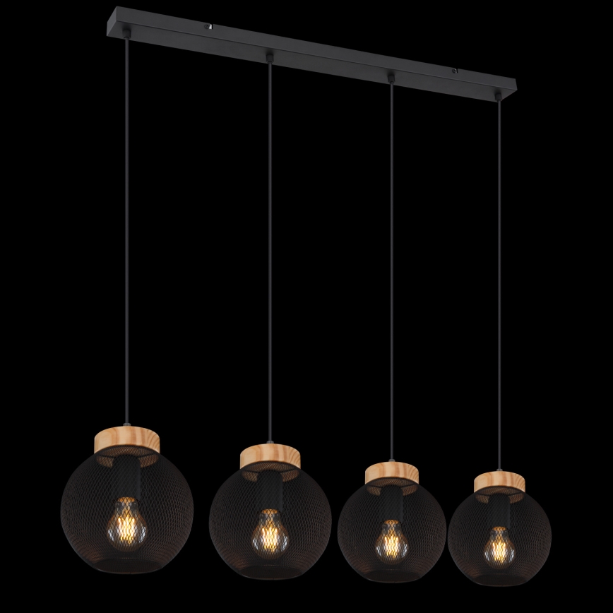 Globo - Kábeles függeszték 4xE27/40W/230V