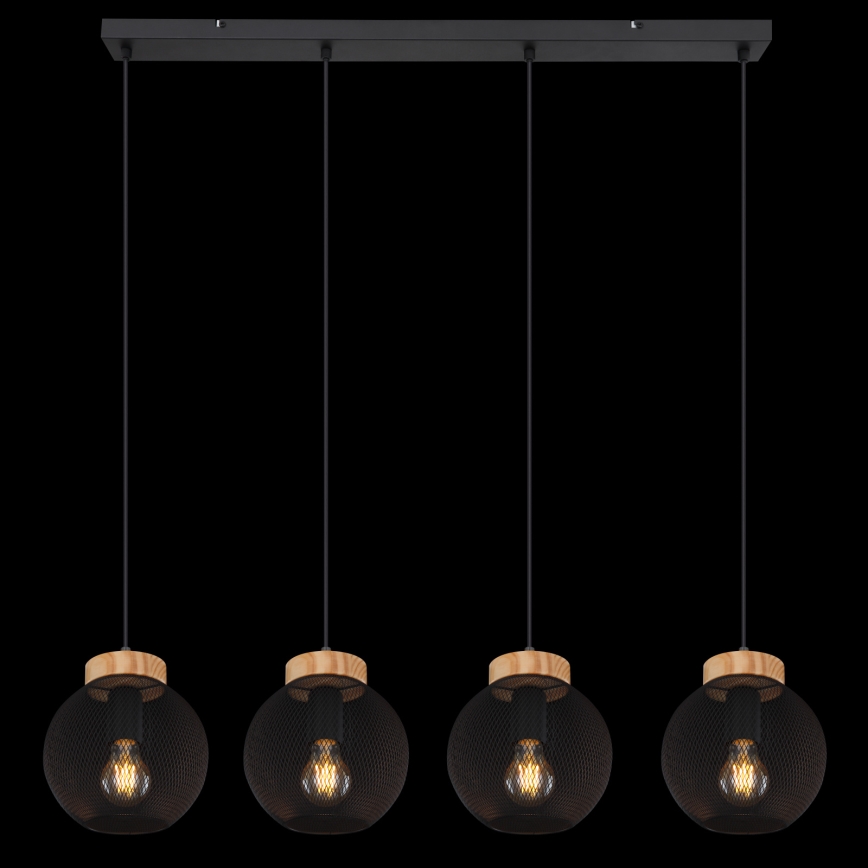 Globo - Kábeles függeszték 4xE27/40W/230V