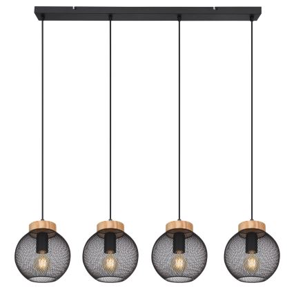 Globo - Kábeles függeszték 4xE27/40W/230V