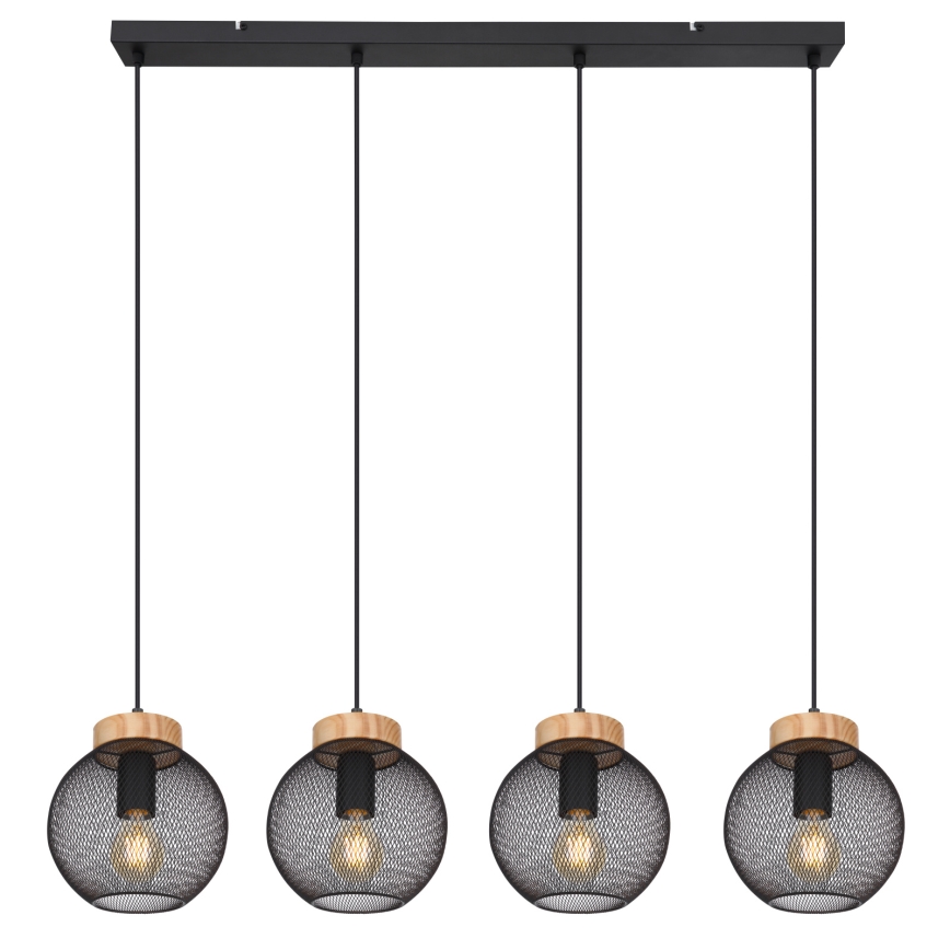 Globo - Kábeles függeszték 4xE27/40W/230V
