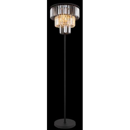 Globo - Állólámpa 3xE27/40W/230V átm. 40 cm fekete