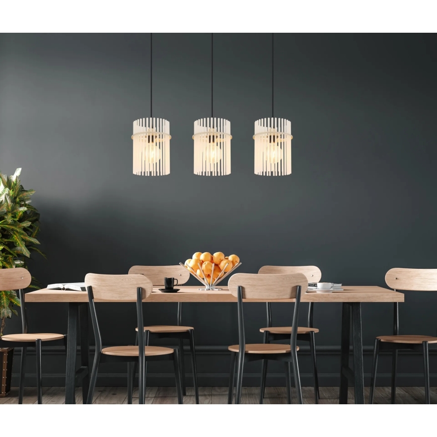 Globo - Kábelre függesztett csillár 3x E27/60W/230V