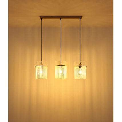 Globo - Kábelre függesztett csillár 3x E27/60W/230V