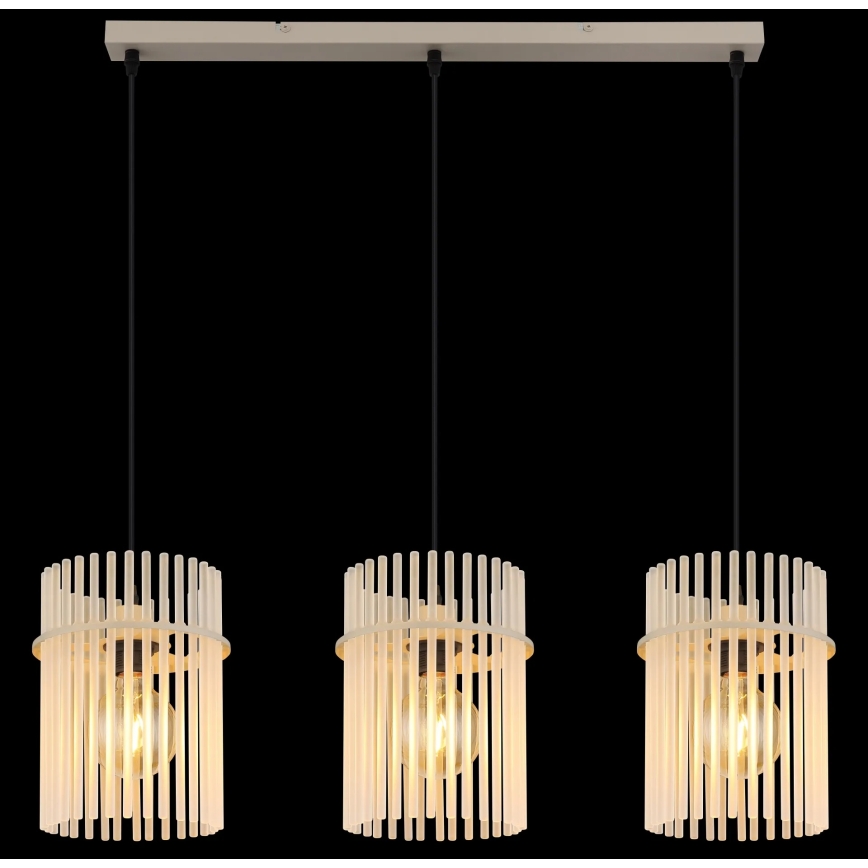 Globo - Kábelre függesztett csillár 3x E27/60W/230V