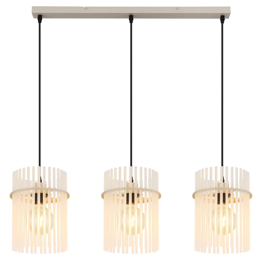 Globo - Kábelre függesztett csillár 3x E27/60W/230V