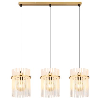 Globo - Csillár zsinóron 3xE27/60W/230V arany