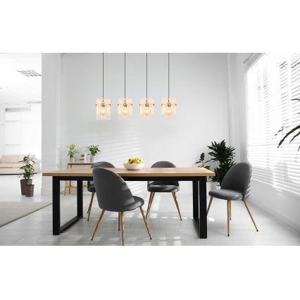 Globo - Csillár zsinóron 4xE27/60W/230V arany