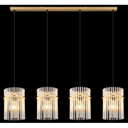 Globo - Csillár zsinóron 4xE27/60W/230V arany