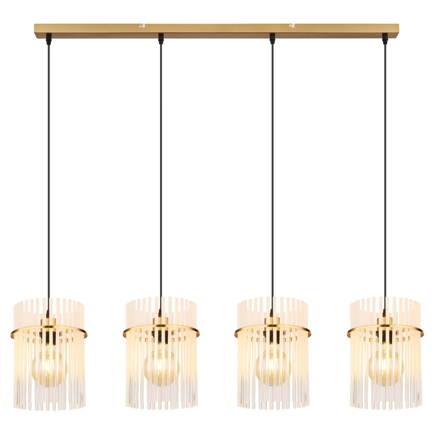 Globo - Csillár zsinóron 4xE27/60W/230V arany