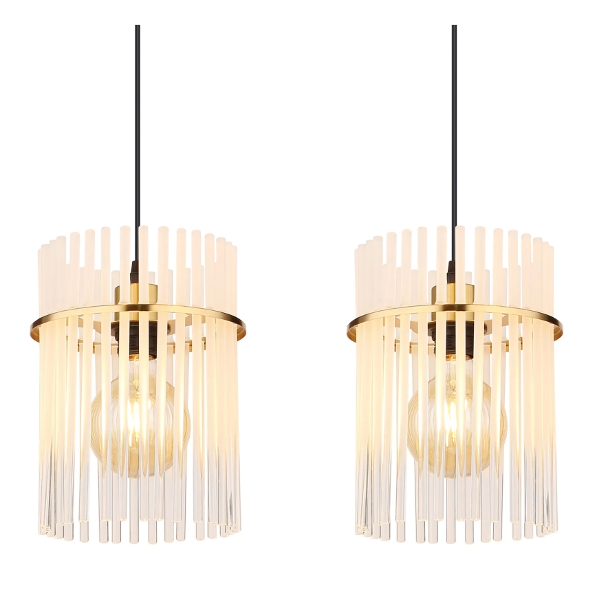 Globo - Csillár zsinóron 4xE27/60W/230V arany