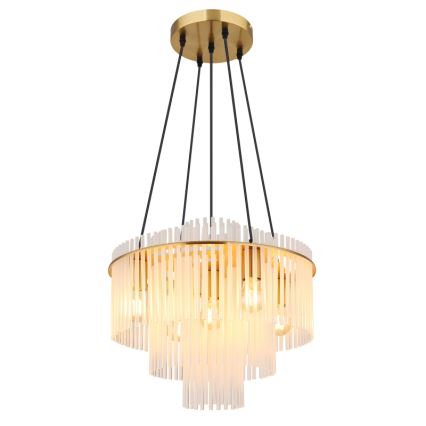 Globo - Zsinóros csillár 5xE27/60W/230V aranyszínű
