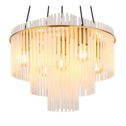 Globo - Zsinóros csillár 5xE27/60W/230V aranyszínű