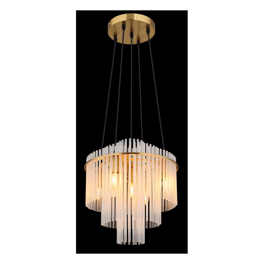 Globo - Csillár zsinóron 5xE14/40W/230V arany