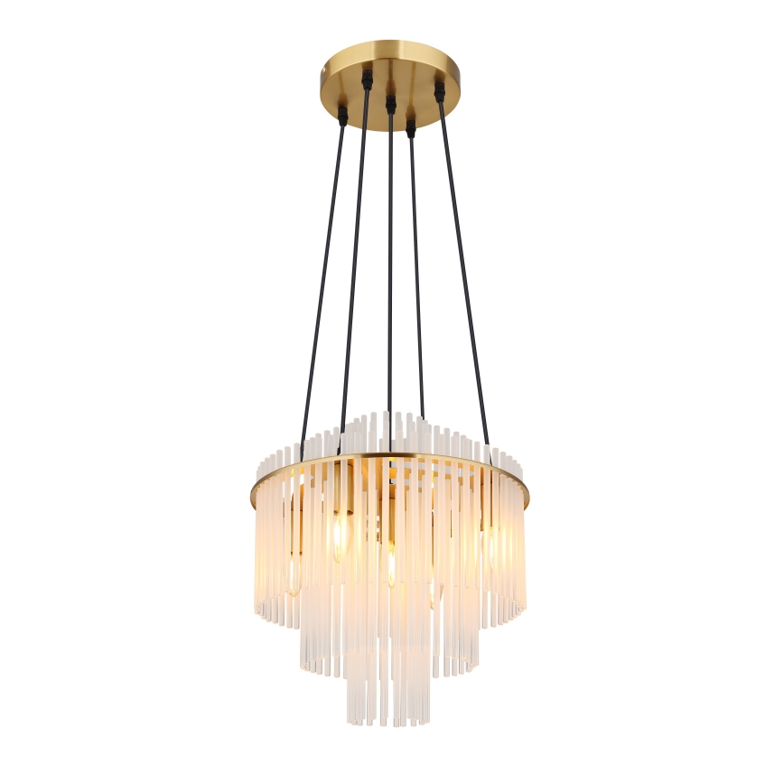 Globo - Csillár zsinóron 5xE14/40W/230V arany