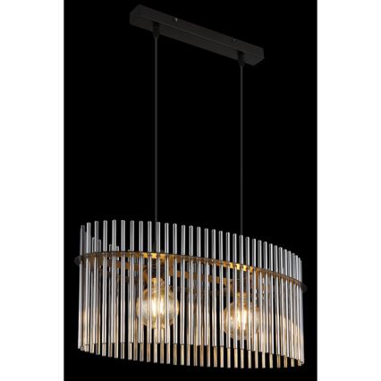 Globo - Csillár zsinóron 2xE27/60W/230V fekete