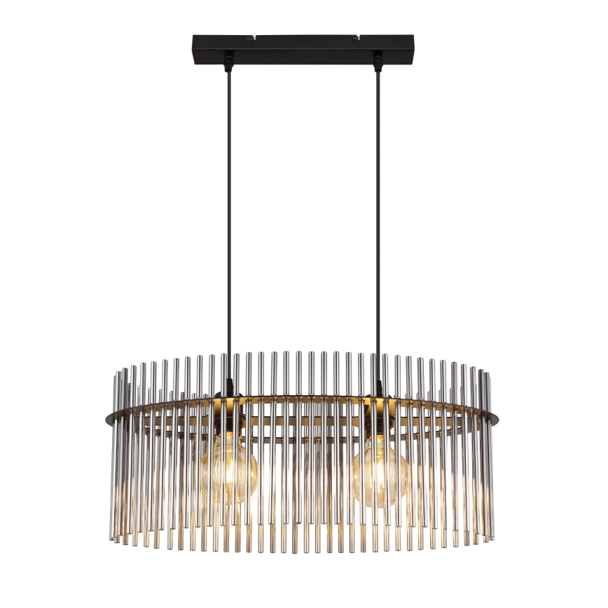 Globo - Csillár zsinóron 2xE27/60W/230V fekete