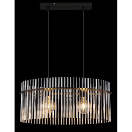 Globo - Csillár zsinóron 2xE27/60W/230V fekete
