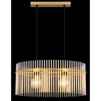 Globo - Csillár zsinóron 2xE27/60W/230V arany