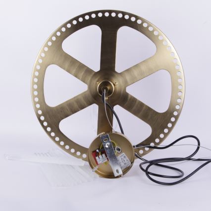 Globo - Csillár zsinóron 1xE27/60W/230V átm. 40 cm arany