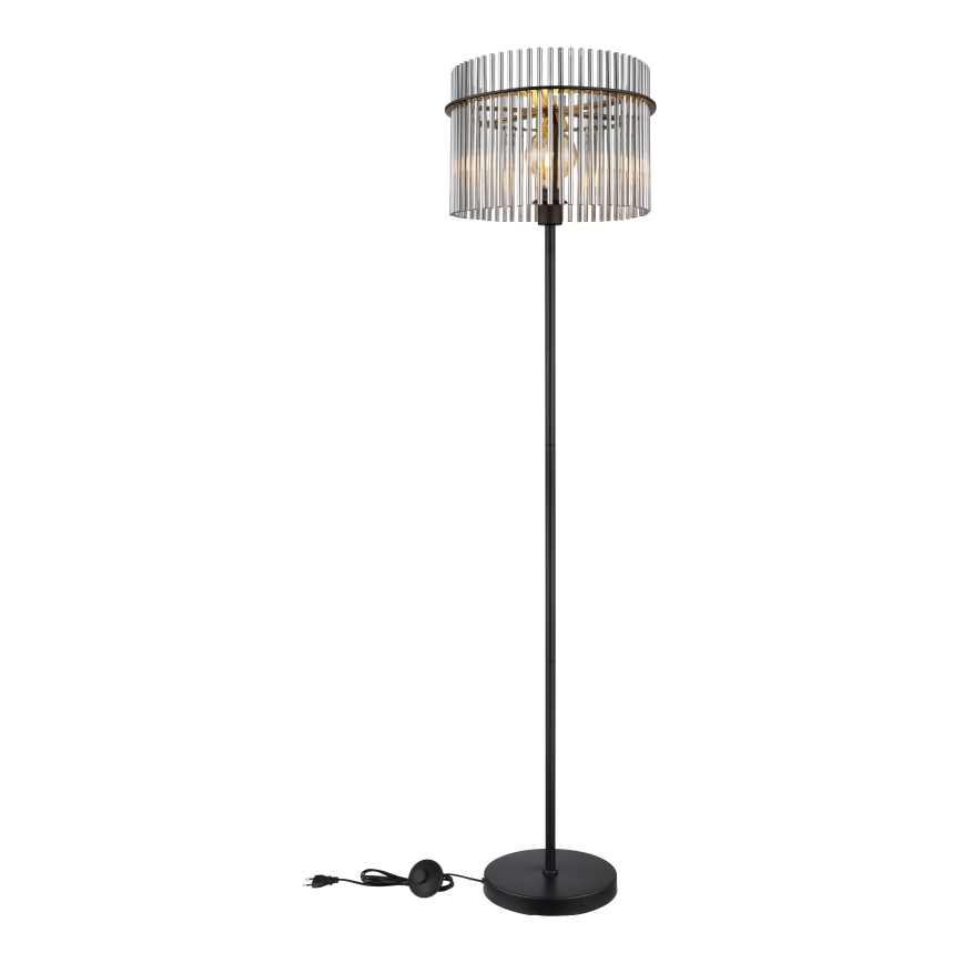 Globo - Állólámpa 1xE27/60W/230V fekete