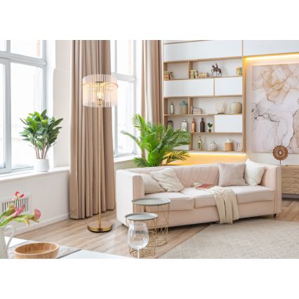 Globo - Állólámpa 1xE27/60W/230V arany