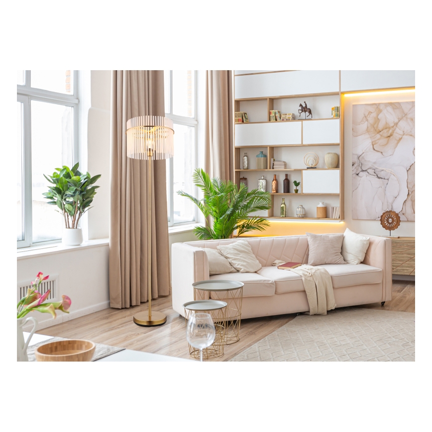 Globo - Állólámpa 1xE27/60W/230V arany