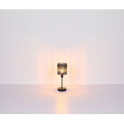 Globo - Asztali lámpa 1xE14/40W/230V átm. 15 cm fekete