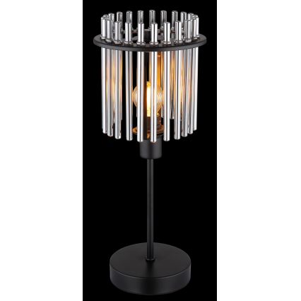 Globo - Asztali lámpa 1xE14/40W/230V átm. 15 cm fekete