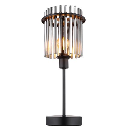 Globo - Asztali lámpa 1xE14/40W/230V átm. 15 cm fekete