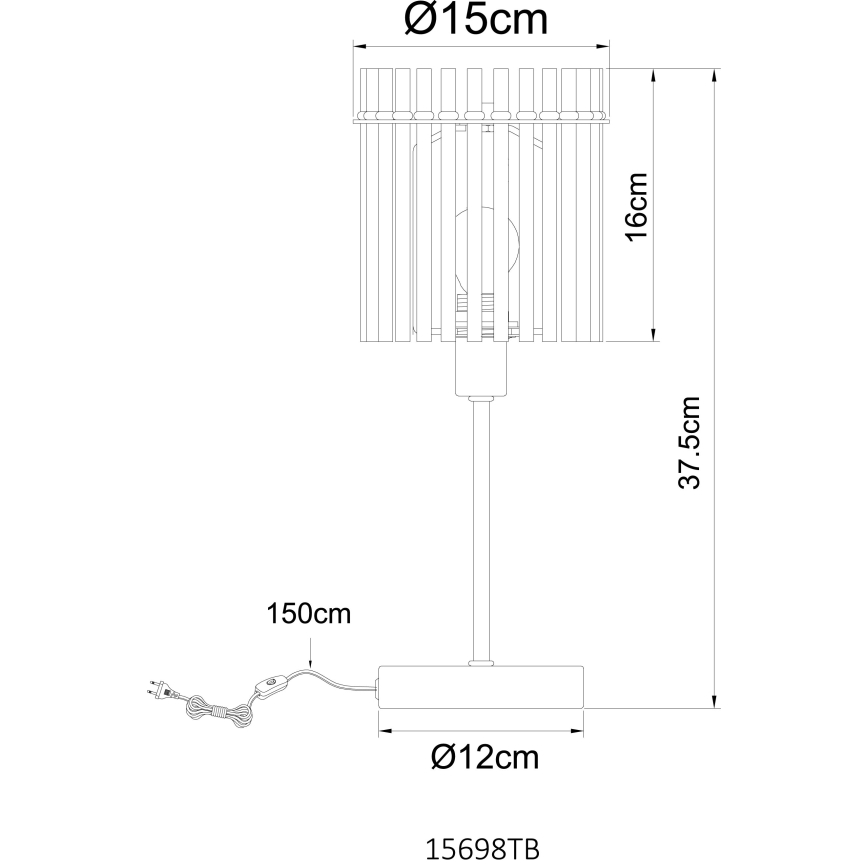Globo - Asztali lámpa 1xE14/40W/230V