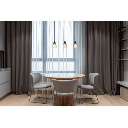 Globo - Csillár zsinóron 3xE27/15W/230V