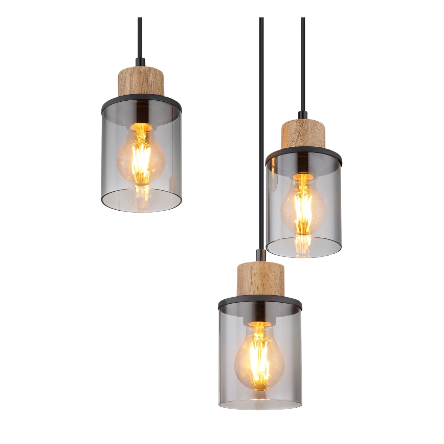 Globo - Csillár zsinóron 6xE27/15W/230V