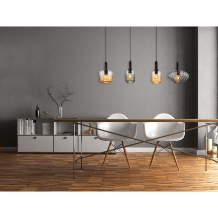 Globo - Kábelen függő csillár 4x E27/60W/230V