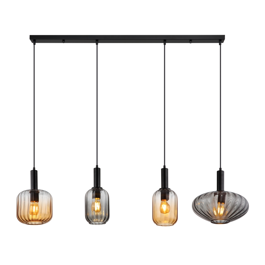 Globo - Kábelen függő csillár 4x E27/60W/230V