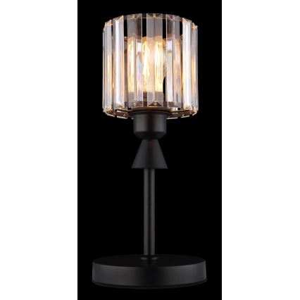 Globo - Asztali lámpa 1xE27/60W/230V átm. 15 cm fekete